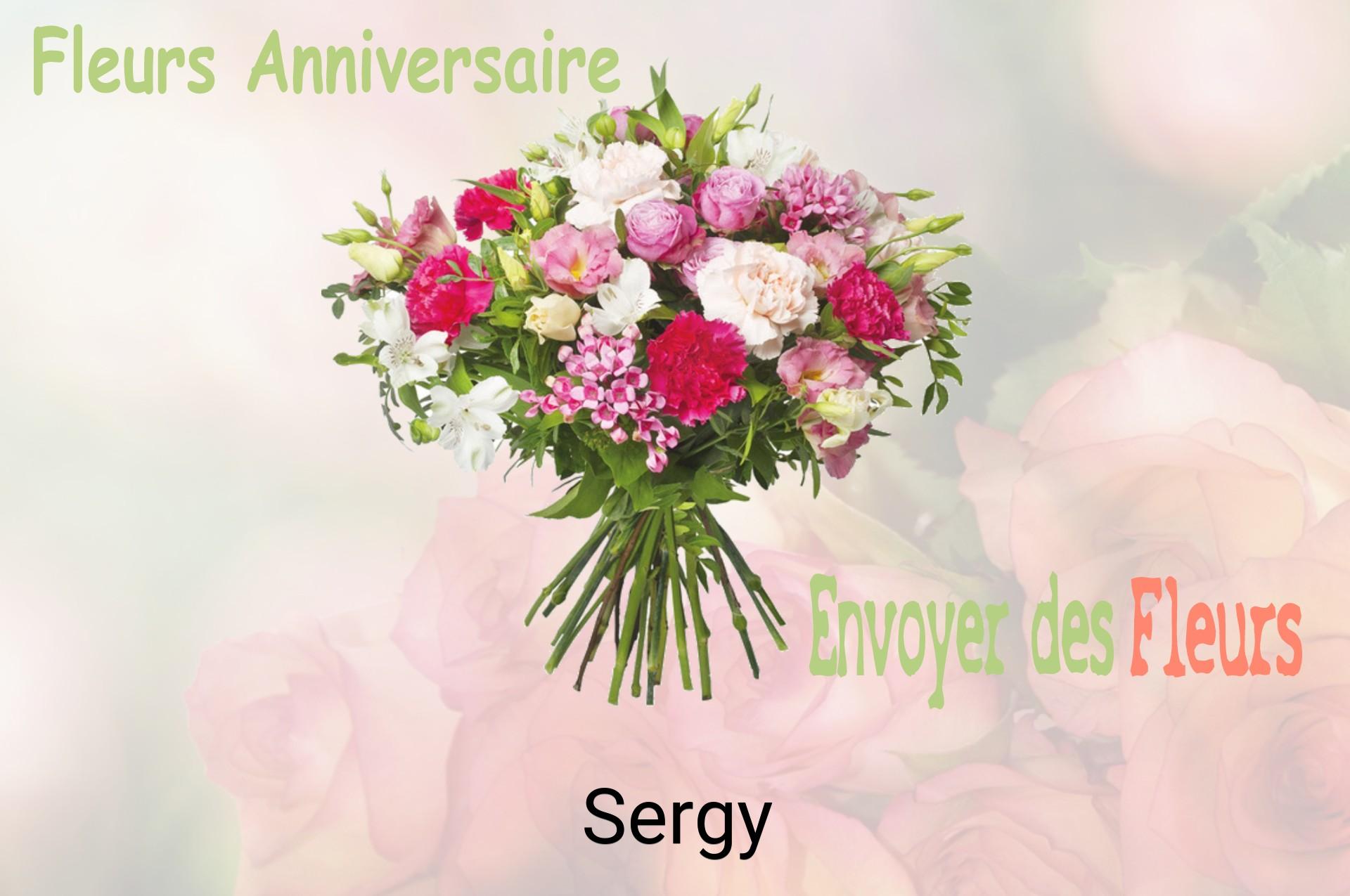 Bouquet de fleurs d’anniversaire livré à Sergy